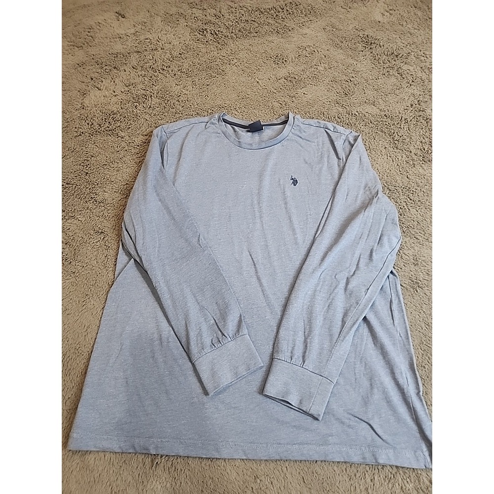 U.s. Polo Assn. Mens Long Sleve Shirt Size XL Blue